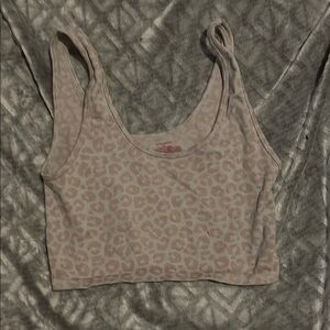 Leopard Print Crop Top